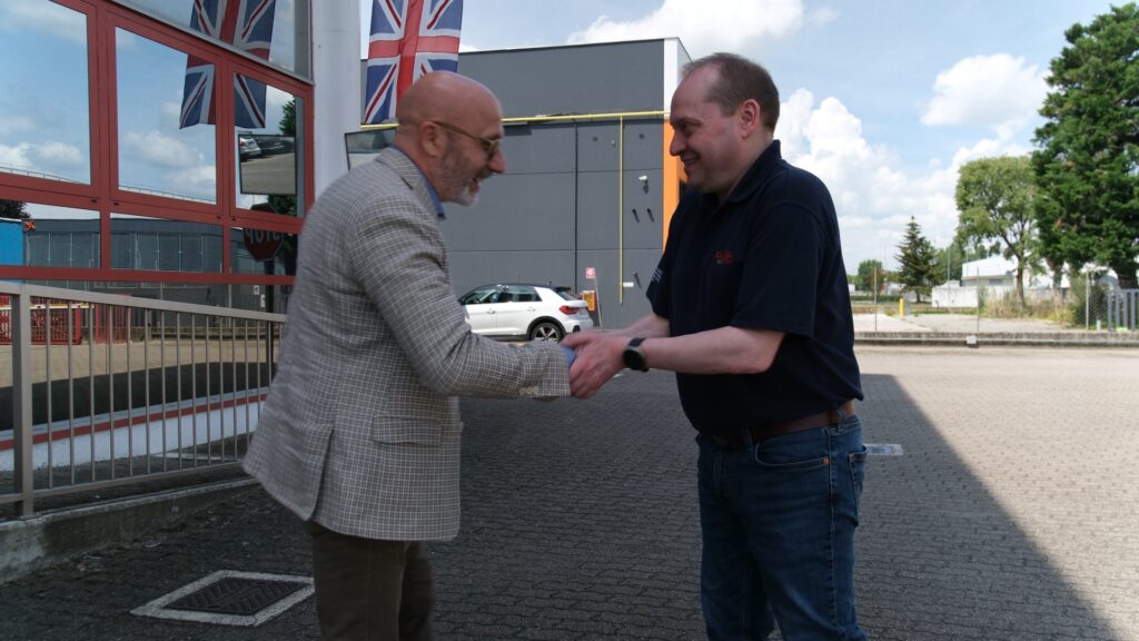 British Vacuum Cleaners visiting ESAM manufacturing facility